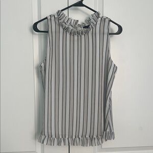 Ann Taylor Factory Sleeveless Striped Blouse